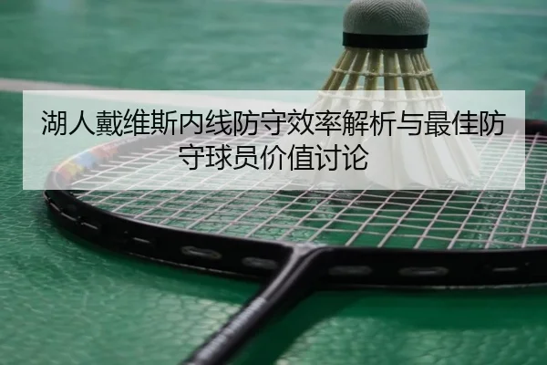 湖人戴维斯内线防守效率解析与最佳防守球员价值讨论
